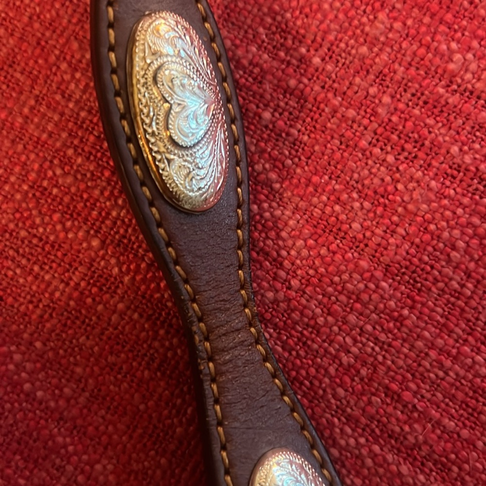 Silver Creek leather belt made in USA size 30 - Picture 3 of 3